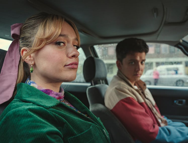 Aimee Lou Wood as Aimee, Asa Butterfield as Otis in Sex Education Season 4