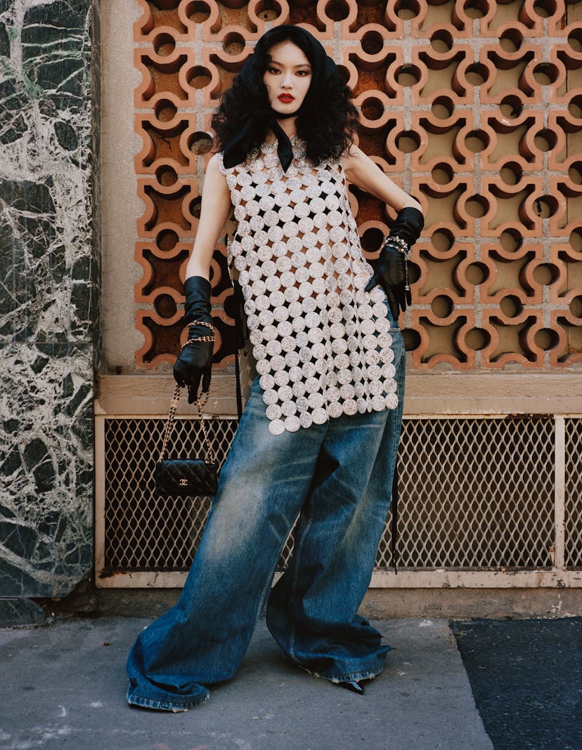 He Cong in W Magazine's V4 2022