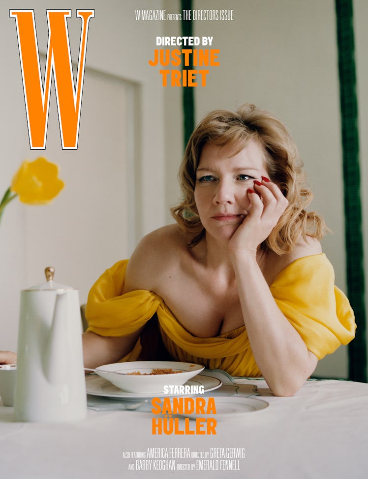 Sandra Hüller on the cover of W magazine