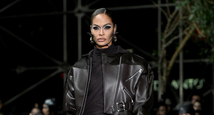 A model walks the runway for the Luar fashion show during February 2025 New York Fashion Week on Feb...