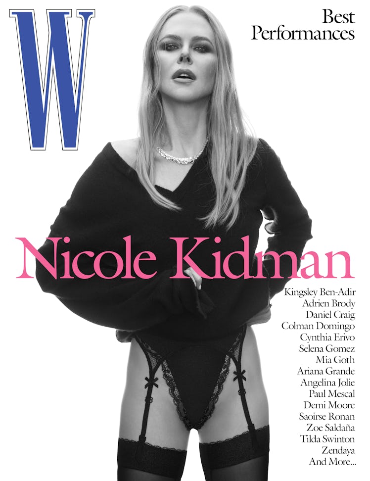 Nicole Kidman on the cover of W magazine
