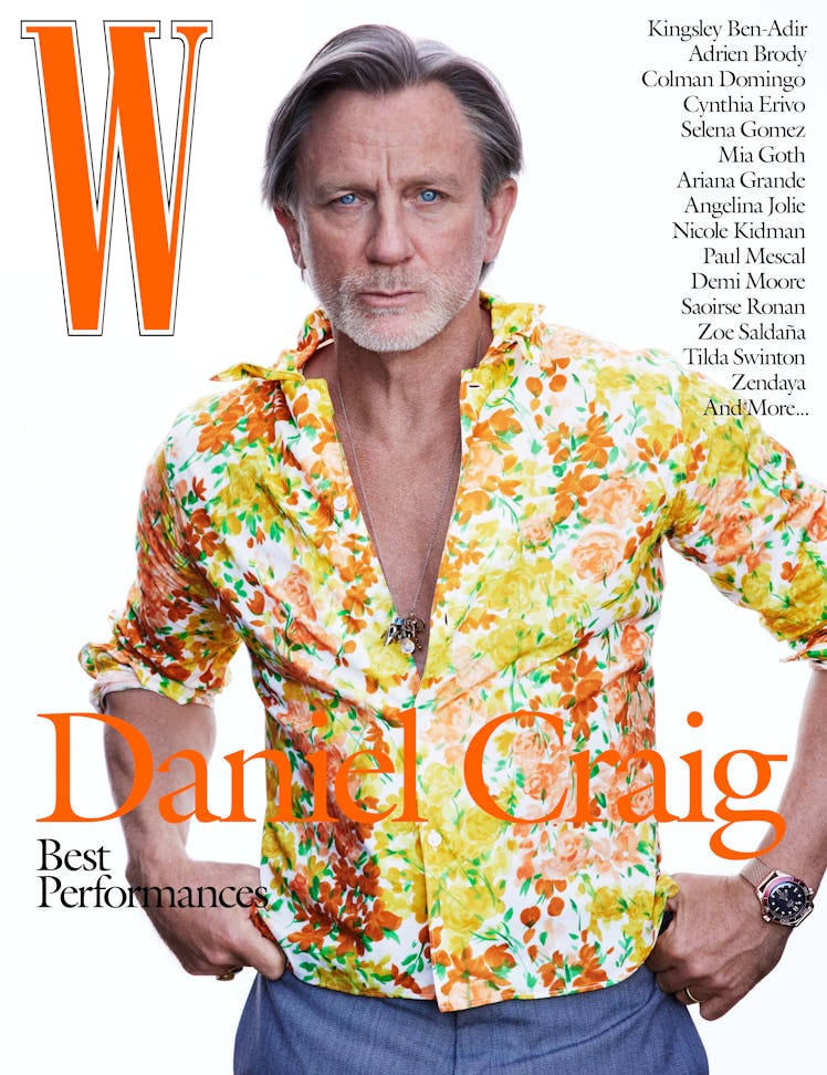 Daniel Craig on the cover of W magazine