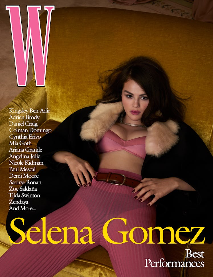 Selena Gomez on the cover of W magazine
