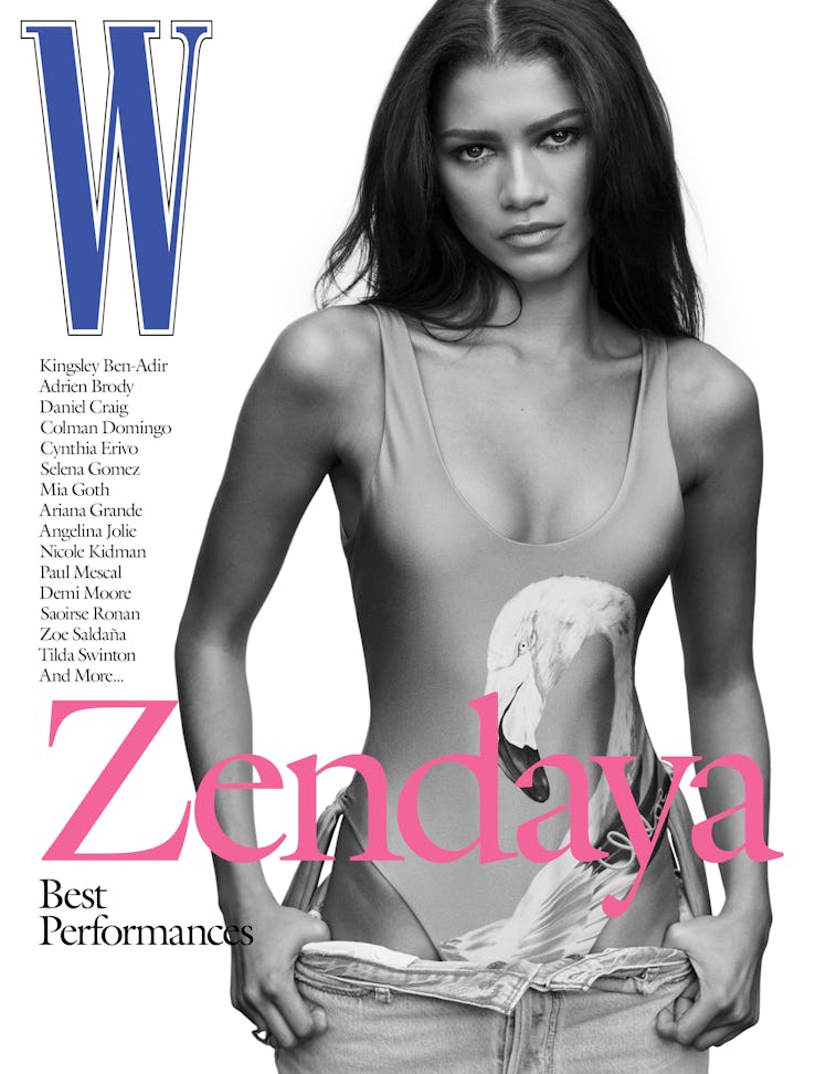 Zendaya on the cover of W magazine