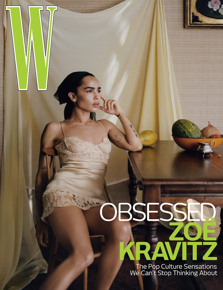 Zoë Kravitz on the cover of W magazine