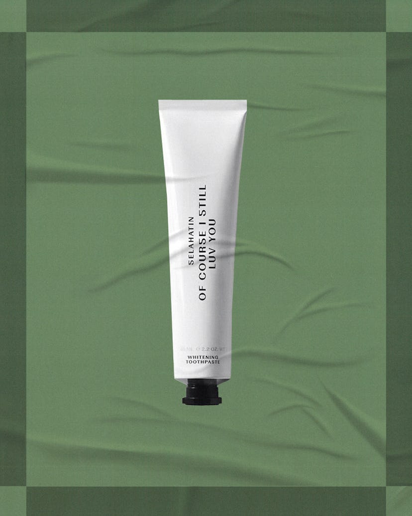 A tube of Selahatin toothpaste